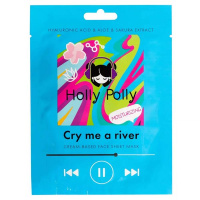 Тканевая маска для лица на кремовой основе Holly Polly Cry me a river с Гиалуроновой кислотой, Aлое и экстрактом Cакуры