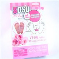 Носочки д/педикюра Sosu (с ароматом розы 2 пары)