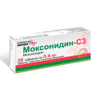 Моксонидин таблетки 0,4мг №28