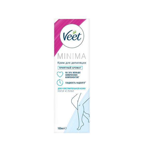 Veet Minima крем для депиляции (д/чувствит. кожи 100мл)