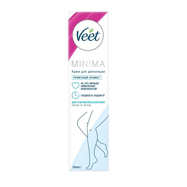 Veet крем для депиляции (MINIMA д.чувств.кожи 200мл)