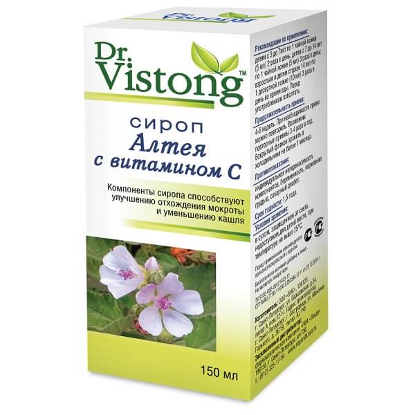 Сироп Алтея с витамином С dr. vistong (фл. 150мл)