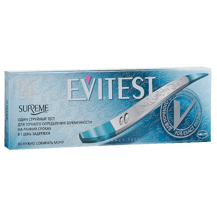 Тест на беременность Evitest Supreme тест/кассета