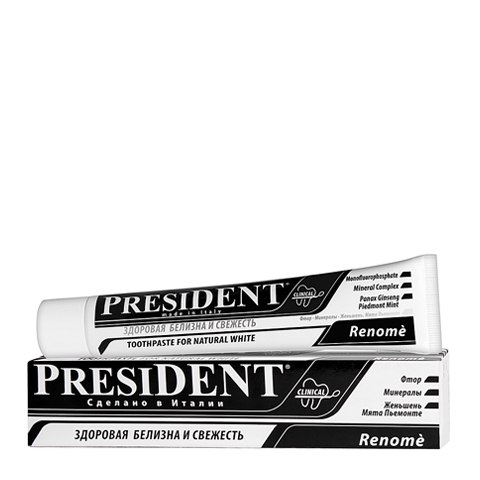 Зубная паста «Президент» туба 100г Реноме