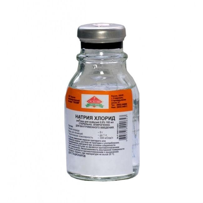Натрия хлорид (фл. 0,9% 100мл)