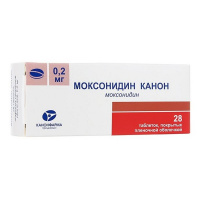 Моксонидин-Канон таблетки 0,2мг №28