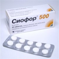Сиофор-500 таблетки 500мг №60