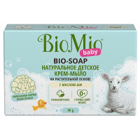 Детское крем-мыло BioMio Baby с маслом ши с первых дней жизни, 90 г