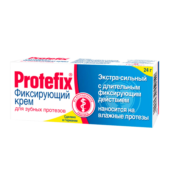 Протефикс фиксирующий крем для зубных протезов 24г