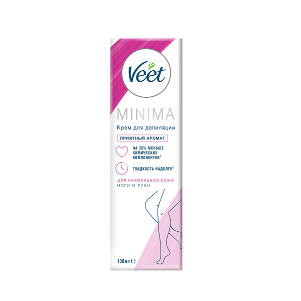 Veet Minima крем для депиляции (д/норм. кожи 100мл)