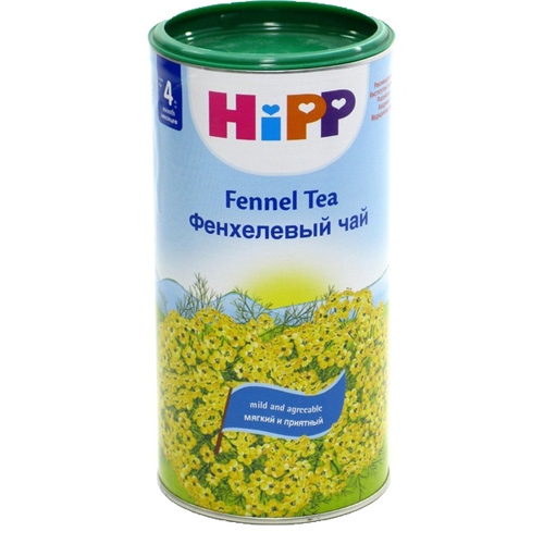Чай Хипп (бан. 200г (Фенхель,с 4-х мес.))