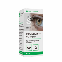 Кромицил-СОЛОфарм капли глаз. фл.-кап. 2% 10мл