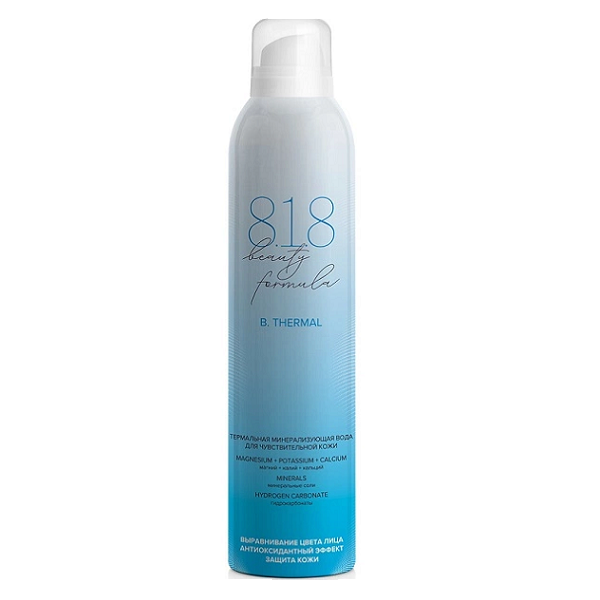 818 beauty formula estiqe термальная вода (минерализирующая д/чувст. кожи 300 мл)