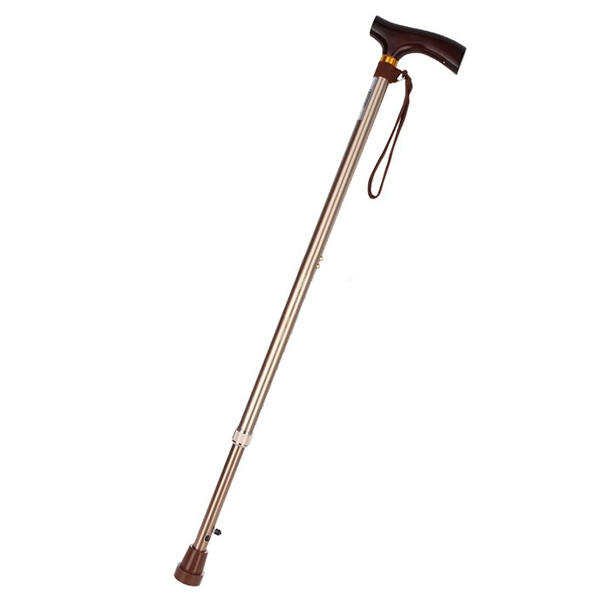 Брониген Трость инвалидная телесная с деревянной ручкой ВОС-200 бронзовая универсальная с УПС