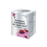 Эхинацеи пурпурной экстракт-ВИС с витаминами С и Е капсулы 400мг №40