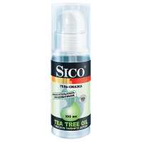 Гель-смазка SICO (100 мл TEA TREE OIL с маслом чайн.дерю,с дозатором)