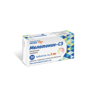 Мелатонин-СЗ таблетки 3мг №30