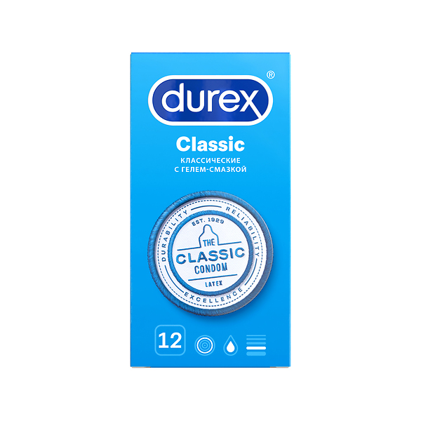 Презервативы Durex (№12 классик doodle)