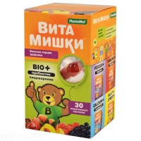 Витамишки BIO+пребиотик пастилки жевательные №30